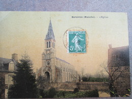 Baranton . Carte Toilee - Barenton