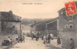 Delcampe - 54 - MEURTHE ET MOSELLE / 547027 - Vilcey Sur Trey - Rue Montante - Beau Cliché Animé - Vezelise