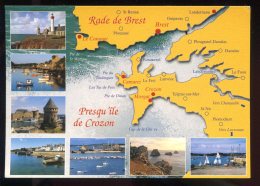 Delcampe - CPM 29 CROZON La Presqu'île  Multi Vues - Crozon