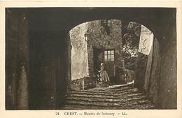 Delcampe - -dpts Div.-ref-AB110- Drome - Crest - Montee De Saboury - Vieille Femme - Carte Bon Etat - - Crest