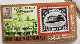 HADHRAMAUT Qu'aiti State Of:  Moulins, Moulin, Mill, Molino, 1 Valeur Neuve ** MNH - Windmills