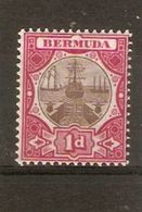 Delcampe - BERMUDA 1902 1d SG 32 WATERMARK CROWN CA VERY LIGHTLY MOUNTED MINT - Bermuda