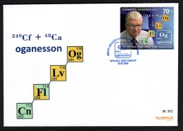 Delcampe - Armenien/Armenie 2018,  Yuri Oganessian Visit To Armenia, Physics Mathematics - Special Cancellation - Physique