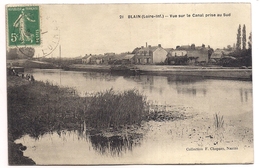 Delcampe - Blain , Vue Sur Le Canal Prise Au Sud - Blain