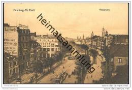 Delcampe - Hamburg - St. Pauli - Reeperbahn - Strassenbahn - Mitte