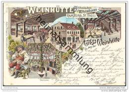Delcampe - Hamburg - St. Pauli - Weinhütte - Altdeutsches Weinhaus - Mitte