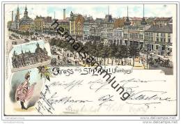 Delcampe - Hamburg - St. Pauli - Concerthaus - Sonderstempel Gartenbau-Ausstellung - Mitte