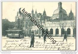 Delcampe - Hamburg - St. Pauli - Concert-Haus Ludwig - Strassenbahn - Mitte