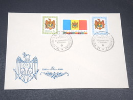 Delcampe - MOLDAVIE - Enveloppe FDC En 1991 - L 19670 - Moldavia