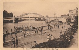 Delcampe - 95 - BEAUMONT SUR OISE - La Plage - Beaumont Sur Oise