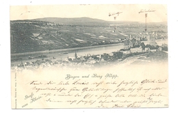 Delcampe - 6530 BINGEN, Bingen Und Burg Klopp, 1897, Bahnpost Frankfurt - Coblenz - Bingen