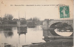 Delcampe - 95 - BEAUMONT - Le Pont Que Le Génie A Fait Sauter - Beaumont Sur Oise