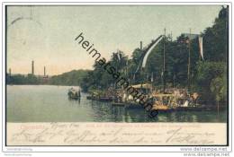 Delcampe - Chemnitz - Blick Auf Den Schlossteich Mit Bootsplatz Der Gondelgesellschaft - Chemnitz