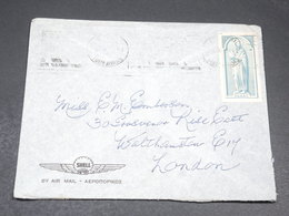 GRECE - Enveloppe De Athènes Pour Londres Par Avion En 1952 - L 19685 - Briefe U. Dokumente