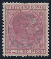 ESPAÑA/FERNANDO POO 1884/94 - Edifil #10 MLH * Centrado De Lujo - Fernando Po