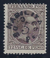 ESPAÑA/FERNANDO POO 1896/900 - Edifil #37 - Sin Goma (*) - Fernando Po