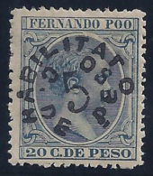 ESPAÑA/FERNANDO POO 1896/900 - Edifil #38 - MLH * - Fernando Poo