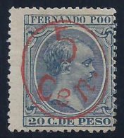 ESPAÑA/FERNANDO POO 1896/900 - Edifil #40H - Sin Goma (*) - Fernando Po