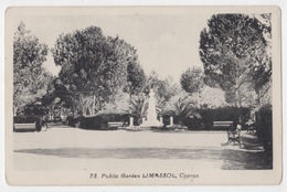 Delcampe - CYPRUS LIMASSOL PUBLIC GARDEN  POSTCARD BY ARMENIAN AVEDISSIAN BROS - Zypern