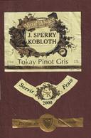 Etiquette De  Vin D'ALSACE.- TOKAY PINOT GRIS - J. SPERRY KOBLOTH à BLIENSCHWILLER. 67 - Année 2000 - Gewurztraminer