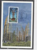 NOUVELLE-CALEDONIE -  Art Et Culture - Statuette - Prix Ko Néva 2000 - Cartes-maximum