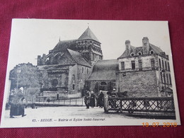 Delcampe - CPA - Redon - Mairie Et Eglise Saint-Sauveur - Redon