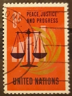 NACIONES UNIDAS - NEW YORK 1970 "Peace, Justice And Progress", Aims Of The United Nations. USADO - USED. - Used Stamps