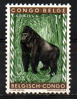 CONGO BELGE. N°354 De 1959. Gorille. - Gorilas