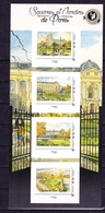 FRANCE 2018 Collector Adhesif Adhesive Squares Et Jardins De Paris Notre-Dame MNH** Luxe - Collectors