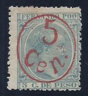 ESPAÑA/FERNANDO POO 1896/900 - Edifil #40B - MLH * - Fernando Poo