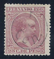 ESPAÑA/FERNANDO POO 1896/900 - Edifil #40J - Sin Goma (*) - Fernando Poo
