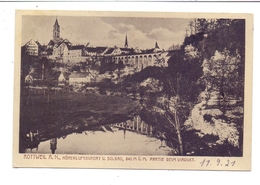 7210 ROTTWEIL, Partie Beim Viadukt, 1921 - Rottweil