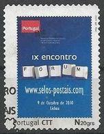 LSJP PORTUGAL PERSONALISED STAMP COMPUTER KEYS COMPUTING 2010 - Gebraucht