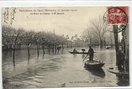 1 Cpa Saint Mammes "inondation 27 Janvier 1910" - Saint Mammes
