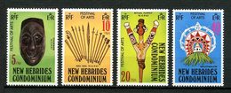 HEBRIDES 1979 N° 563/566 ** Neufs MNH  Superbes C 4,40 € Festival Arts Masques Pentecôte Javelots Marionnette Coiff - Ungebraucht