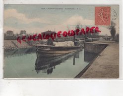 93 - AUBERVILLIERS - LES ECLUSES - PENICHE VILLE DE CHAUNAY - Aubervilliers