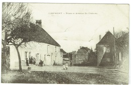 CPA - 52 - CLEFMONT - Poste - Avenue Du Château - Enfants - Clefmont