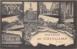 22-GUINCAMP- SOUVENIR MULTIVUES - Guingamp