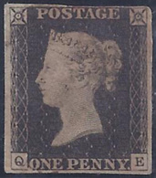 GRAN BRETAÑA 1840 - Yvert #1 Sin Goma (*) - Used Stamps