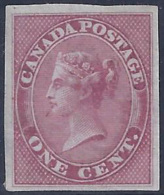 CANADA 1859/64 - Yvert #12 (sin Dentar) MNH ** !LUJO! - Unused Stamps