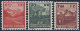 LIECHESTEIN 1933 - Yvert #111/113 - MLH * - Nuevos