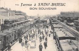 22-SAINT-BRIEUC-J'ARRIVE A ST BRIEUC BON SOUVENIR - Saint-Brieuc