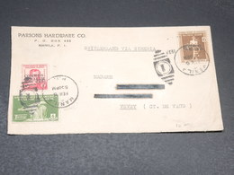 PHILIPPINES - Enveloppe De Manille Pour La Suisse Par Voie De Siberie En 1932 - L 19836 - Philippinen