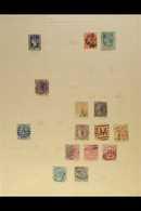 BRITISH CENTRAL ASIA 1854-1952 INDIA / INDIA STATES & CEYLON Mostly Used Collection Presented On Album Pages With India  - Other & Unclassified