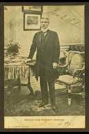 JOSE EVARISTO URIBURU SIGNATURE. 1904 Picture Postcard Portrait, Signed JOSE E. URIBURU, President Of Argentina 1895-189 - Otros & Sin Clasificación