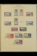 1924-72 COLLECTION On Pages, Incl. 1935 Jubilee Set Mint, Fine Used To 5d On Pieces, 1938-53 Perf. 13½ Mint Incl. 1d Gre - Ascension (Ile De L')