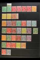 1914-32 KGV HEADS - FINE MINT RANGES With 1914-20 Shades To 4d (3), And 5d, 1918-23 To 4d And 1s4d, 1924 Set To 4½d And  - Andere & Zonder Classificatie