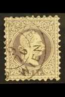 1874-84 25k Lilac, Fine Impression, Perf.9½, Mi 40 II A, Very Fine Used. For More Images, Please Visit Http://www.sandaf - Otros & Sin Clasificación