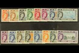 1954-63 Complete Set, SG 201/216, Fine Never Hinged Mint. (16 Stamps) For More Images, Please Visit Http://www.sandafayr - Altri & Non Classificati