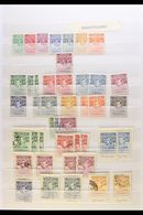 1933-1966 FRESH MINT AND FINE USED Ranges On Stockleaves. Note 1933 Set To 1s Mint; 1938 Set To 2s6d Mint And Complete S - Other & Unclassified